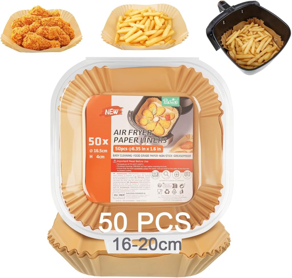 Papier cuisson pour air fryer pour une personne