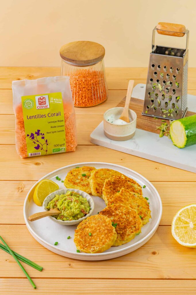 Recette healthy de galettes de lentilles à l