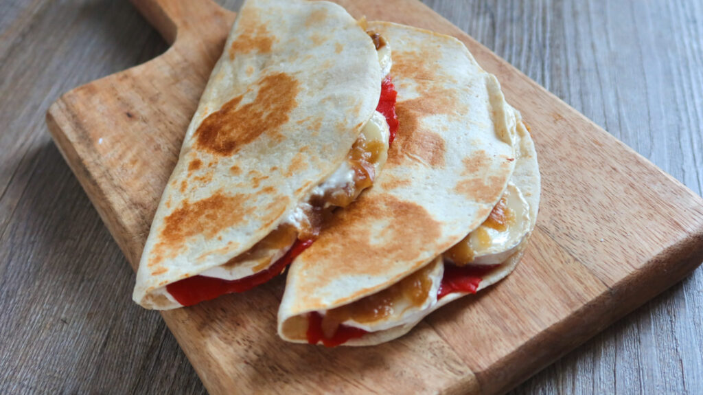 Recette de quésadilla végétarienne pour une personne