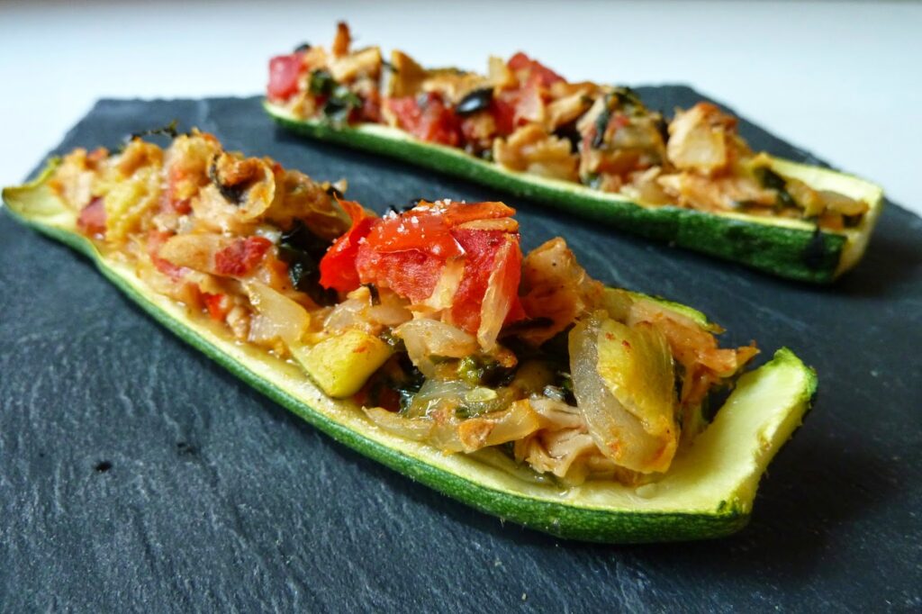 Recette minceur de courgette farcie à l'airfryer