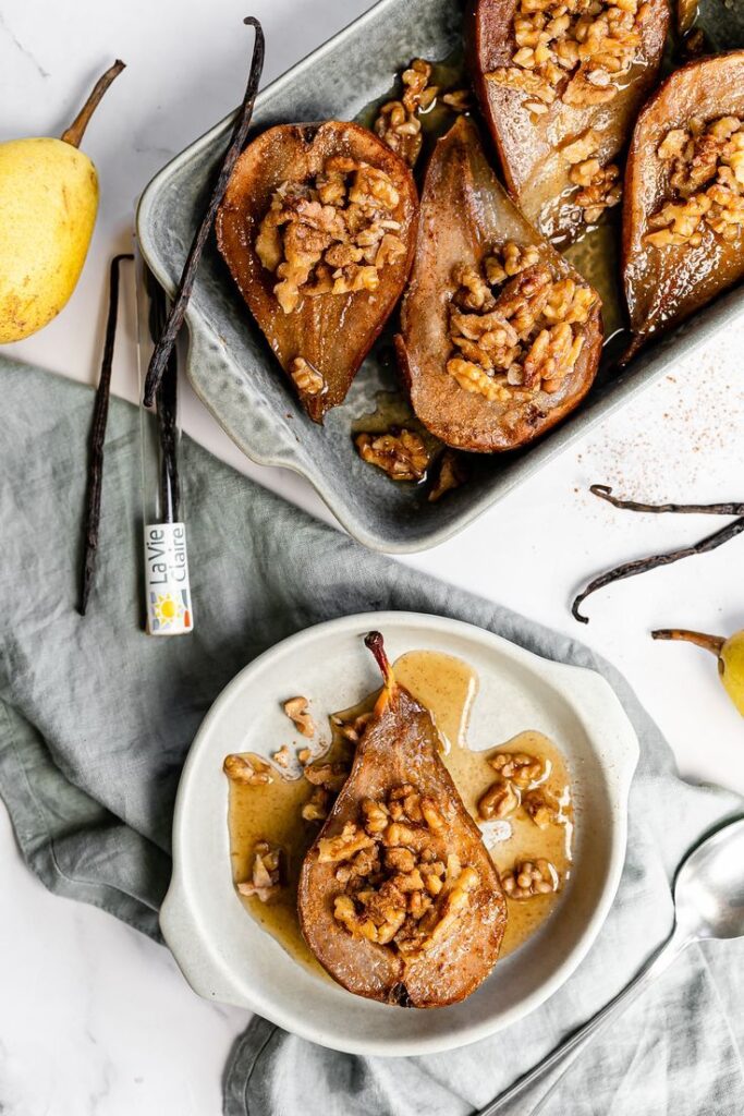 Recette minceur de poire rôtie à l'airfryer 