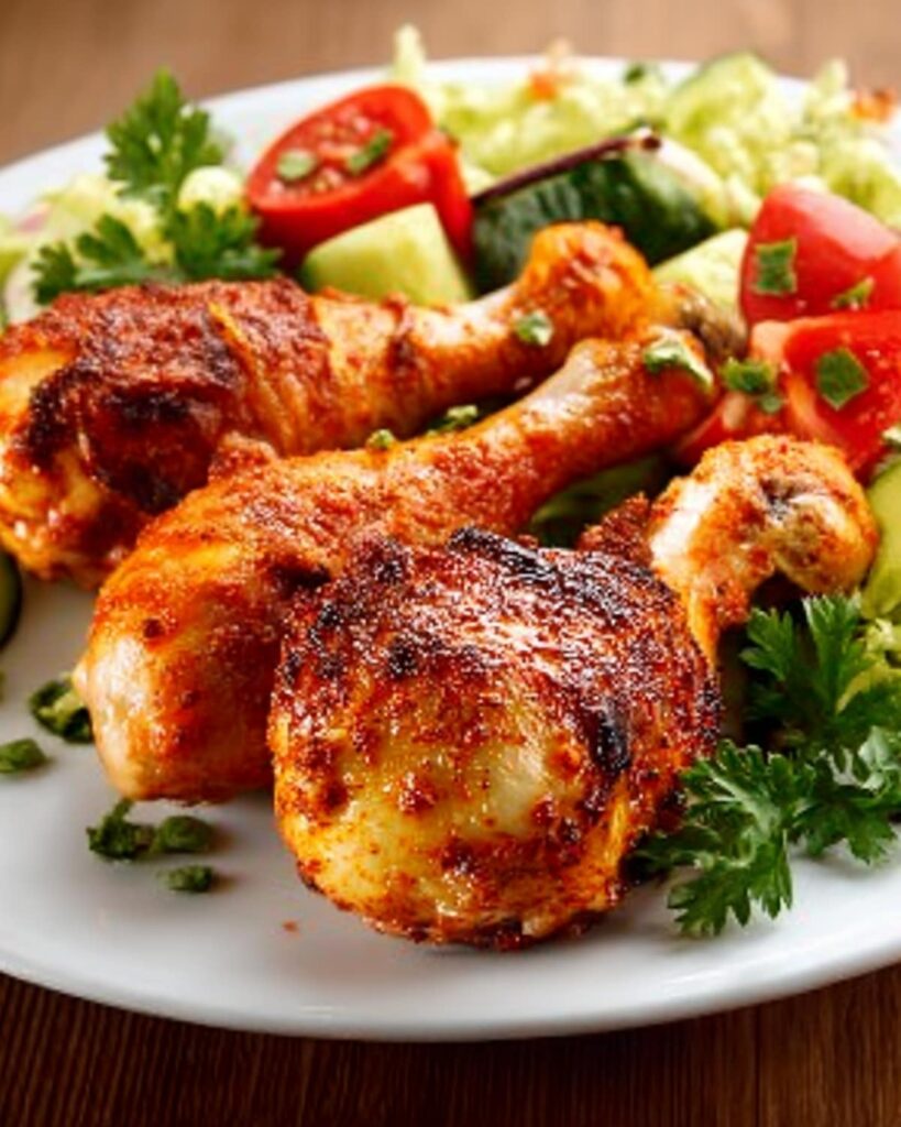 5 recettes protéinées à moins de 5€ à l'air fryer pour une personne Recette protéinée pas chère de pilon de poulet au air fryer