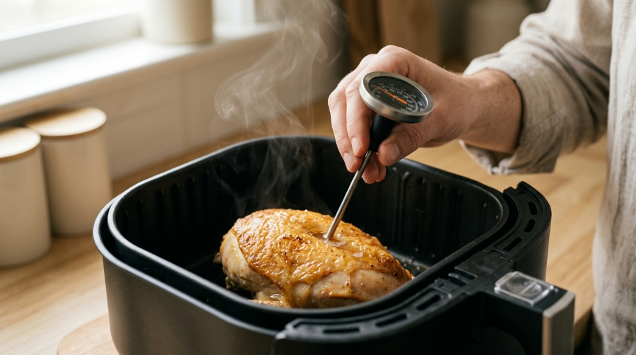 Adapter la température selon les aliments pour une bonne cuisson à l'air fryer