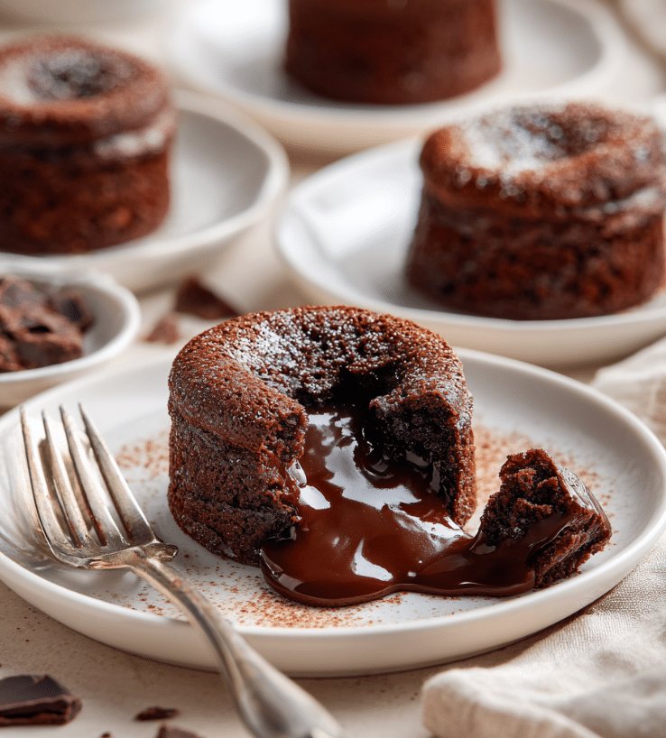 5 desserts faciles à l’air fryer pour une personne dessert individuel fondant chocolat rapide